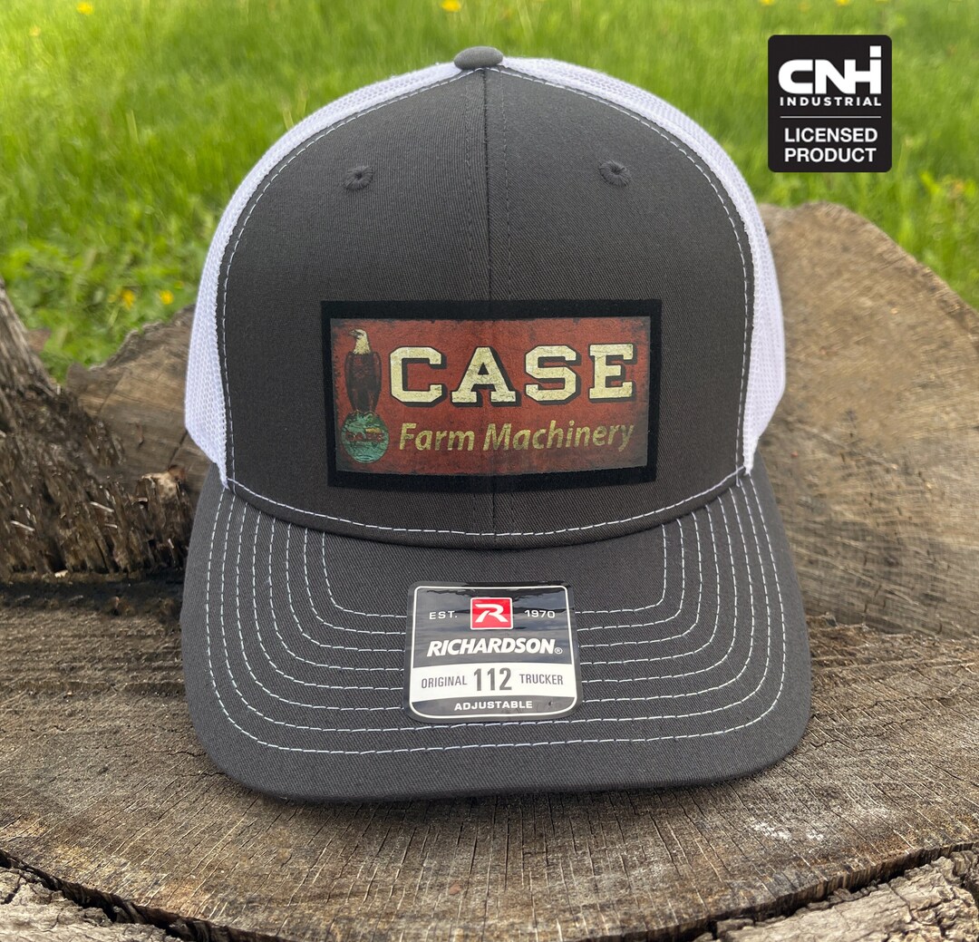 JI Case Tractor Cap CASE Weathered Sign Custom Logo. Licensed Exclusive ...