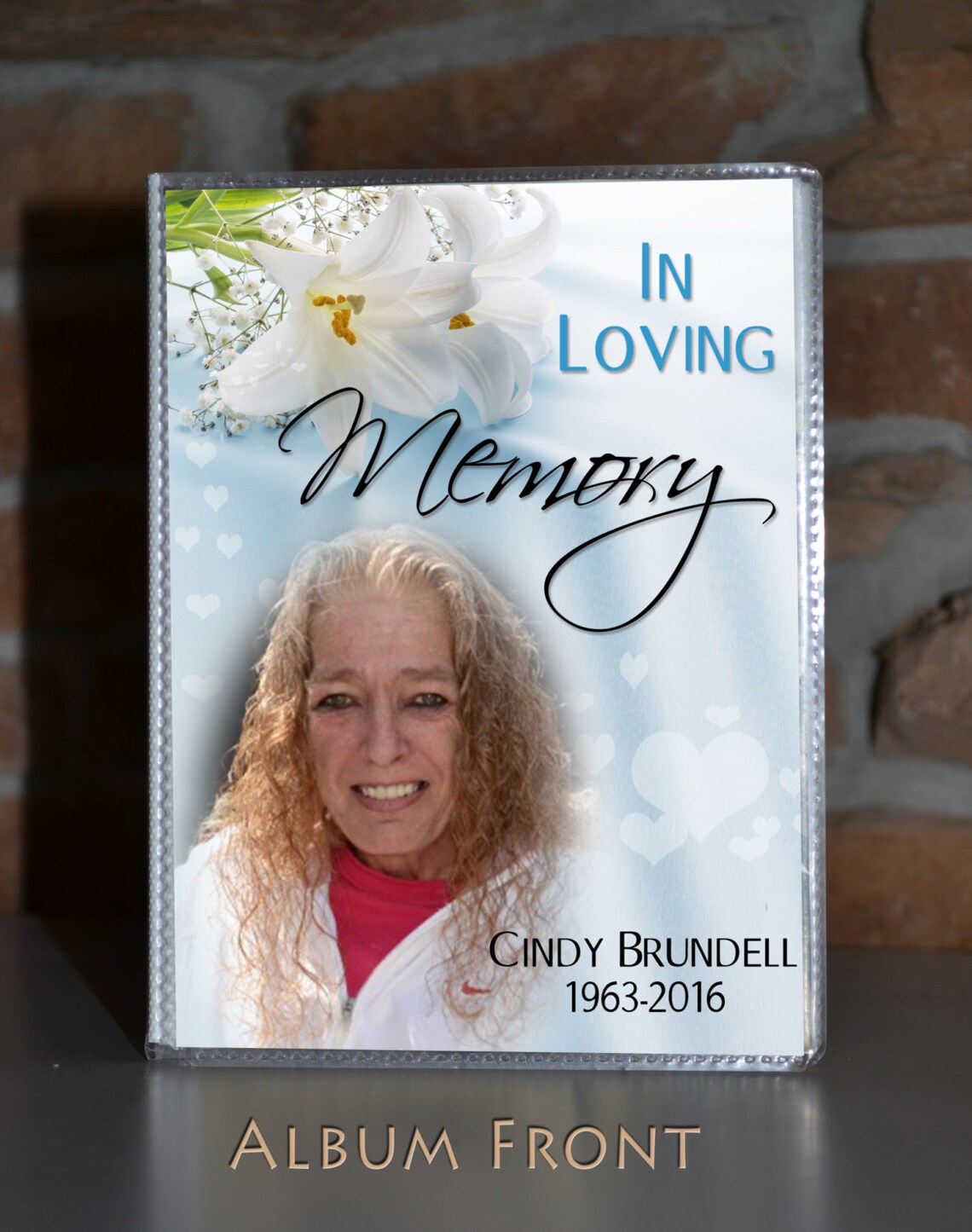 Memory Photo Album Funeral Keepsake Tribute to loved one In Etsy