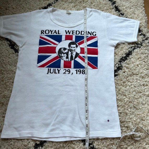 Vintage Princess Diana Royal Wedding T Shirt 1981 - Gem