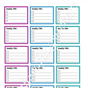 Weekly TBR - Moody *Printable*