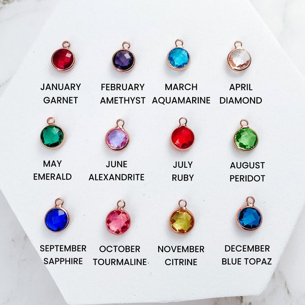 Birthstone Jewelry Etsy