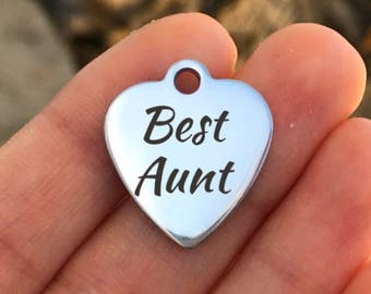 Aunt charm | Etsy