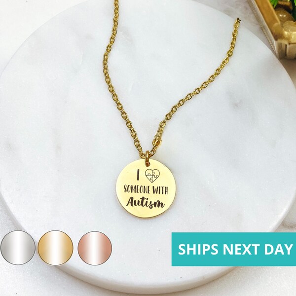 Autism Necklace Etsy