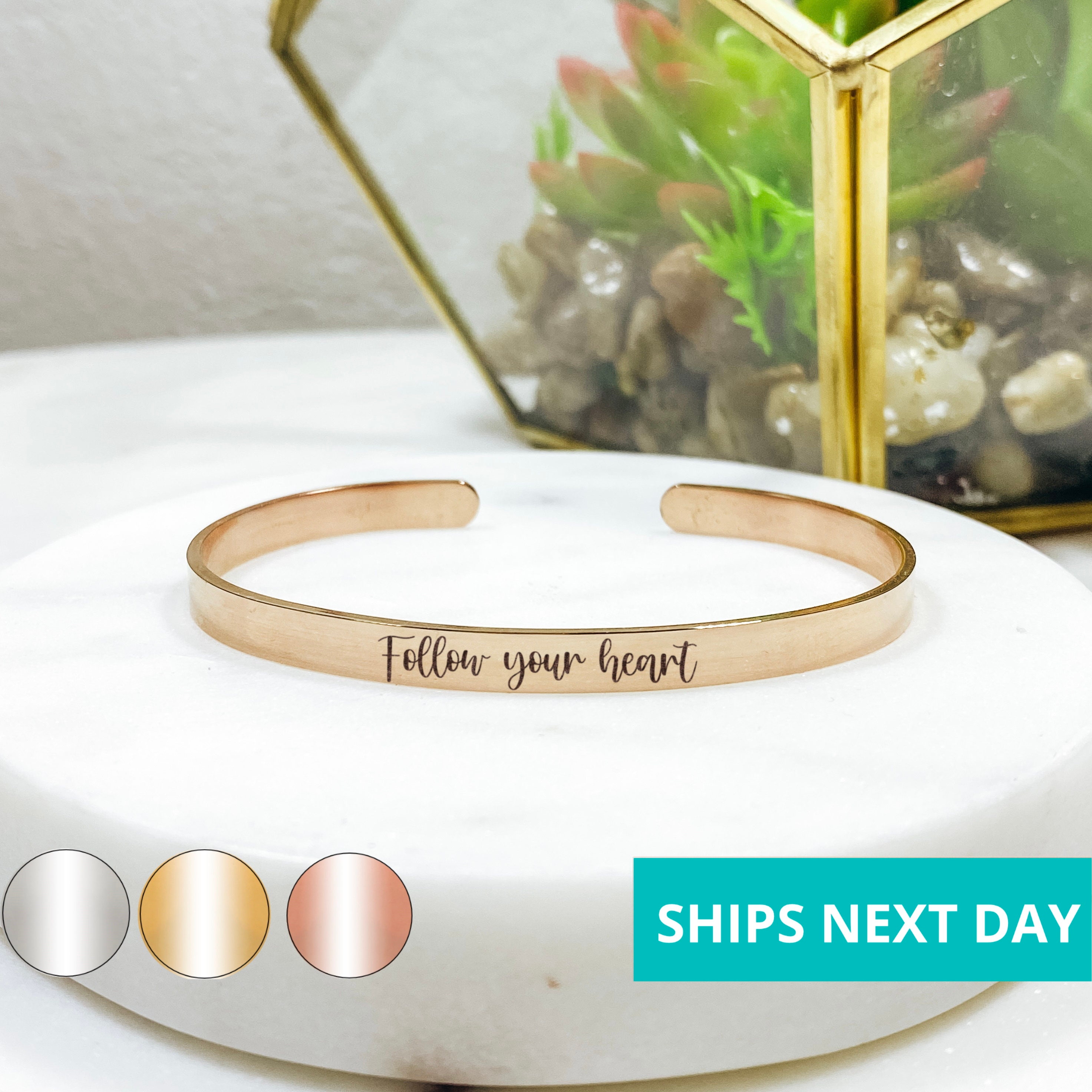 Follow your heart bracelet deals