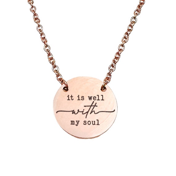 It is well with my soul jewelry sale