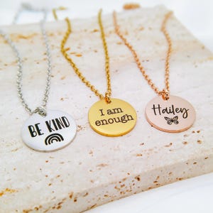 Custom Necklace 14k Gold Necklace Custom Name Necklace Personalized Jewelry Dainty Necklace Engraved Necklace Initial Necklace Mama Necklace