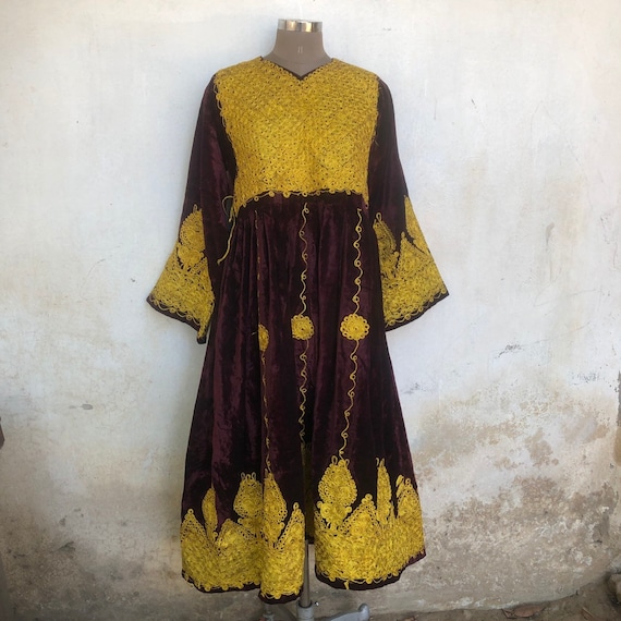 Afgani dress, Costume, Pashtun, vintage kuchi dres