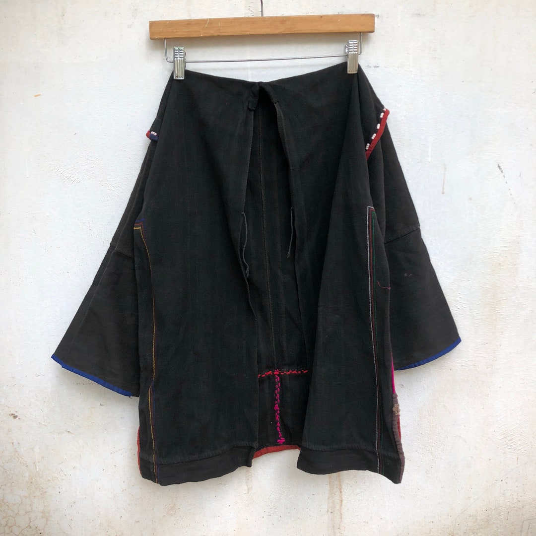 Vintage Indigo Akha Jacket Kimono Handwoven Cotton - Etsy