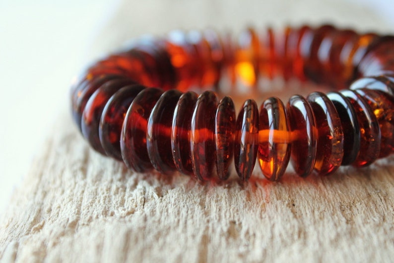 Cognac amber bracelet elegant amber bracelet cognac amber beads cognac color beads stretchy bracelet royal amber amber jewelry