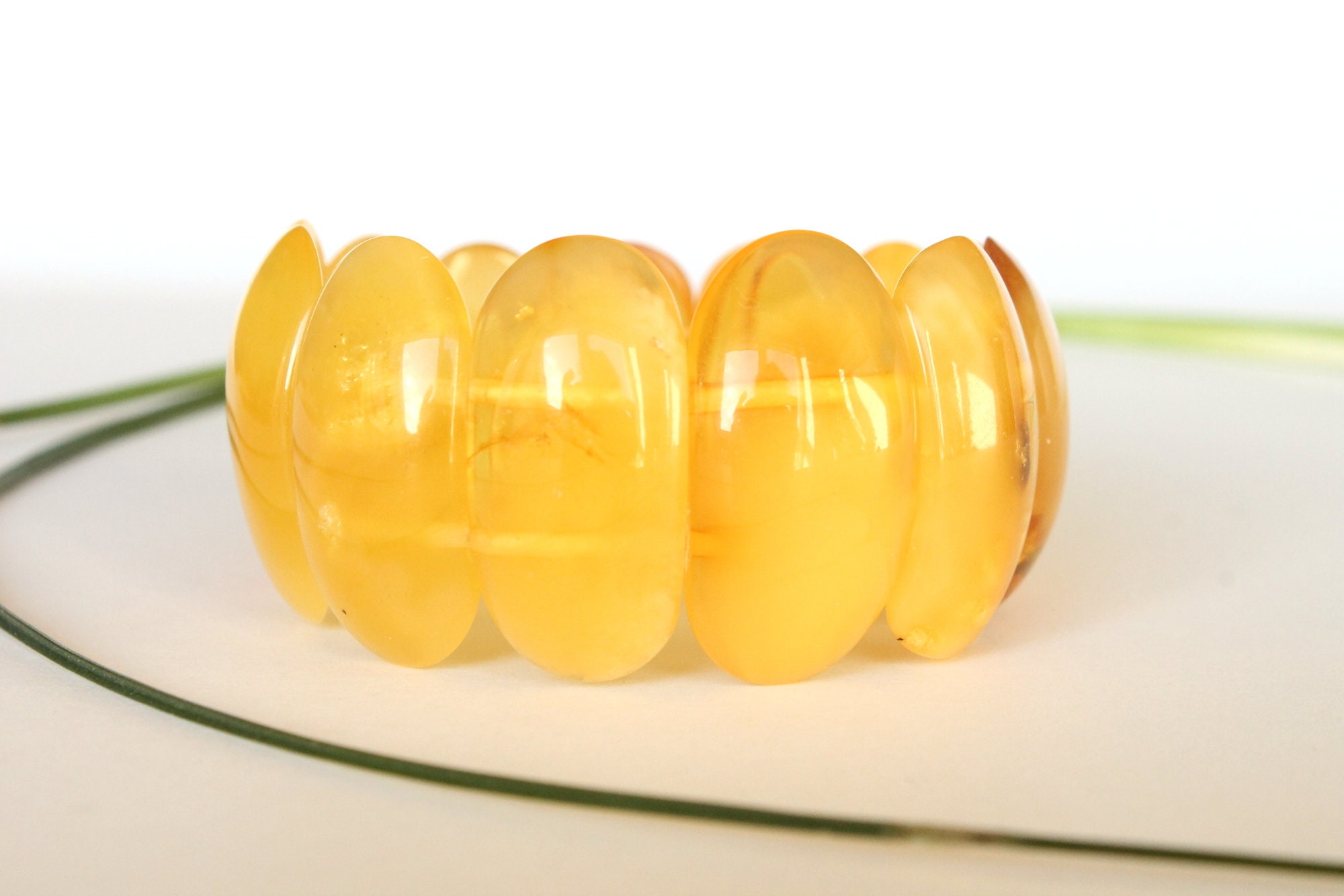 Baltic amber bracelet butterscotch elegant Baltic amber bracelet butterscotch elegant