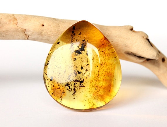 Baltic Amber Stone Natural Amber Stone Polished Amber Etsy