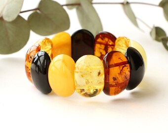 Élégant véritable BALTIC AMBER BRACELET Élégant véritable BALTIC AMBER BRACELET