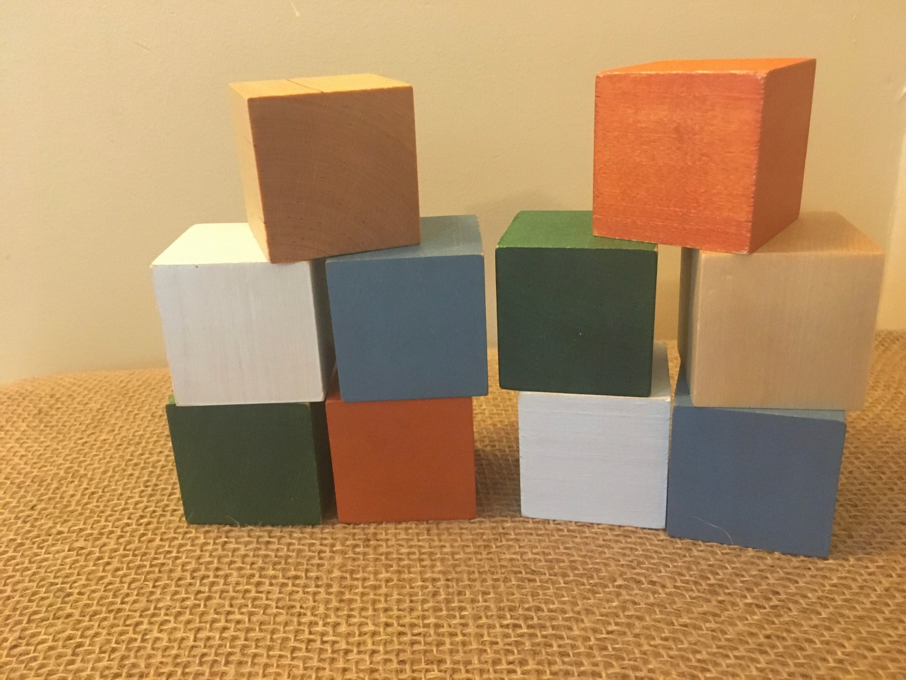 Building Blocks Set Wooden Stacking Blocks Boys Room Etsy