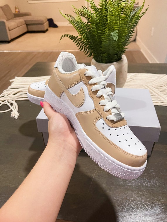 beige multicolor air force 1