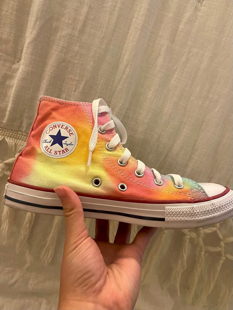 Tie Dye Converse / Tie Dye High Tops / Custom Converse / Etsy
