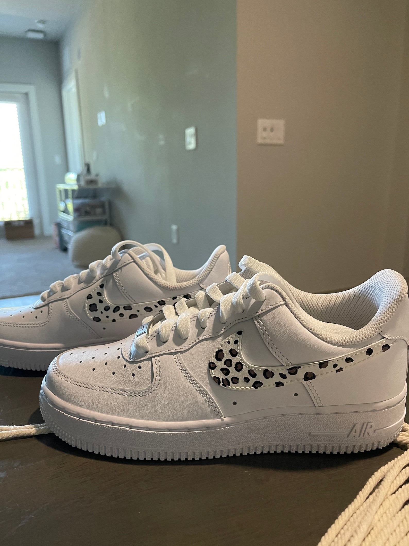 Custom Nike Cheetah Air Force 1 / Custom Painted Cheetah Print | Etsy