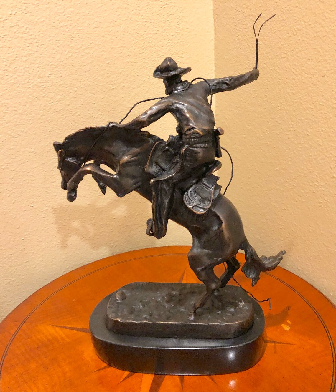 Bronco Buster Bronze Sculpture by Frederic Remington by FR Etsy