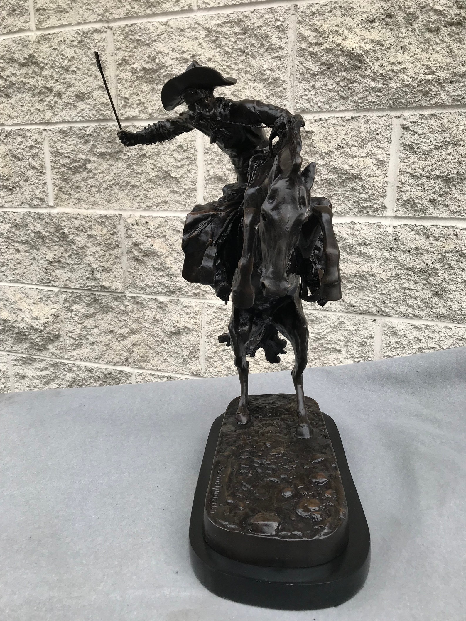 Bronco Buster Bronze Regular Sculpture by Frederic Remington Etsy