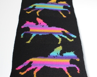 PDF pattern horse wall hanging