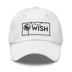 Embroidered Dandelion Wish Dad hat