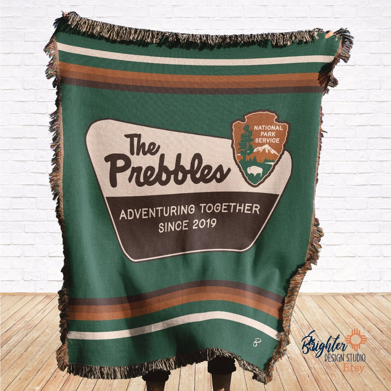 Personalized National Parks Blanket.