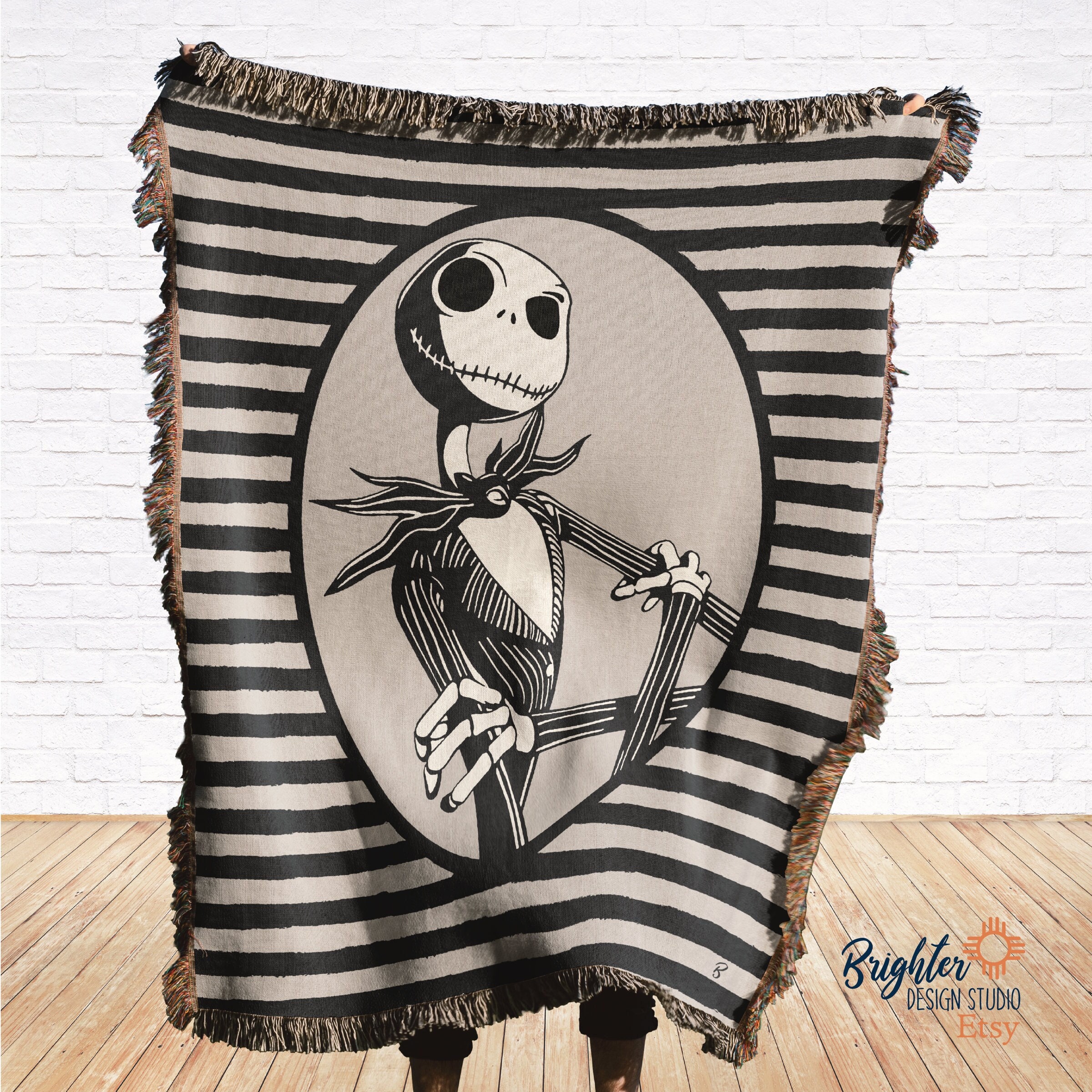 Jack Skellington Blanket Etsy Canada