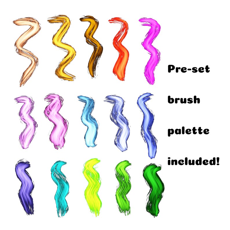 Procreate Brush / Neon Paint Script Brush / Modern Calligraphy Etsy