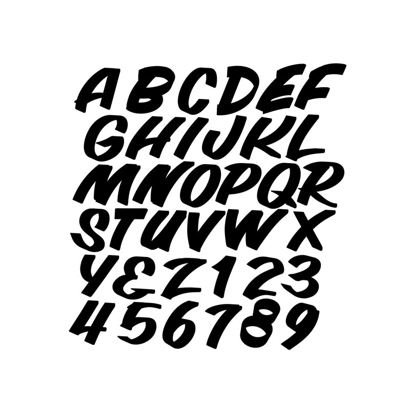 Procreate Brush / Flat Sign Painting Brush / Procreate App / Etsy