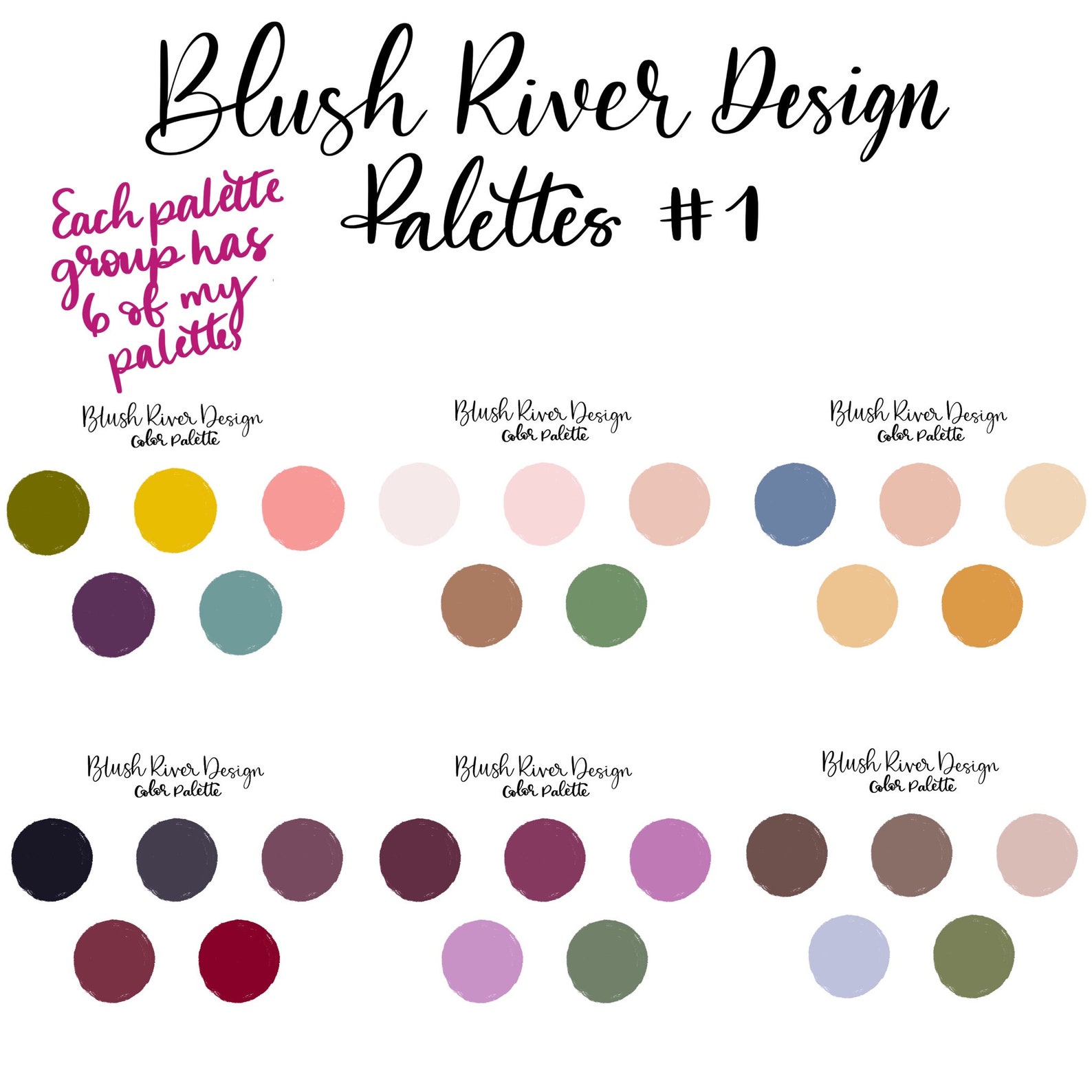 Procreate Palette / 30 Organized Color Palettes / Procreate Etsy