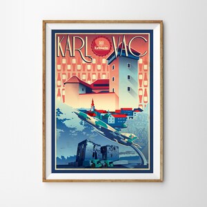 Karlovac - Croatia, Retro Poster Design image 1