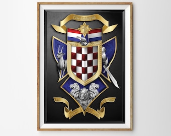 Croatian Coat of Arms - Bog i Hrvati
