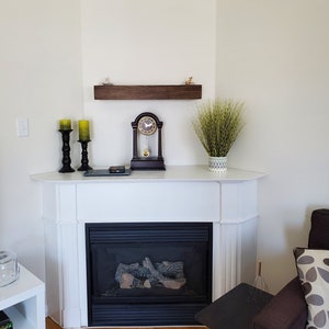 18-42&quot; Small Floating Fireplace Mantel Shelf