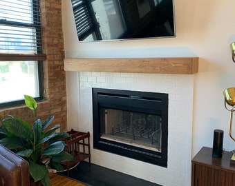 Wood Beam Mantel Shelf 48-72 Floating Wood Fireplace - Etsy Canada