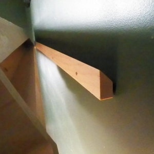 Fireplace Wood Mantel Beam 48-72, Floating Mantel Shelf image 10