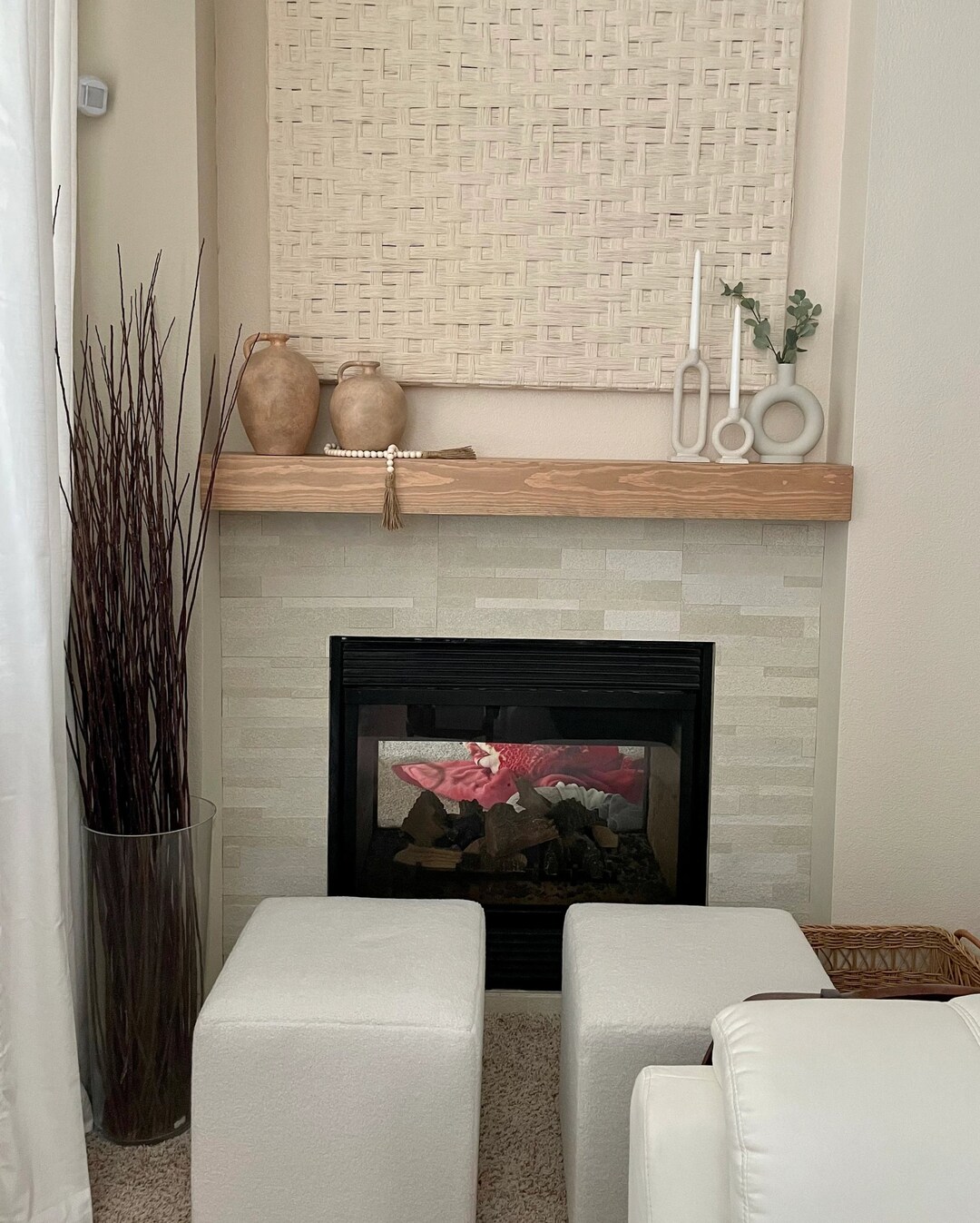 Wood Beam Mantel Shelf 4872, Floating Wood Fireplace Mantel Etsy