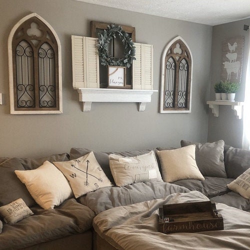 Farmhouse Floating shops Shelf w/ Corbels