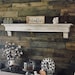 Floating Shelf, Floating Mantel, Mantel Shelf, Fireplace Mantel, Shabby Shelf, Coastal Farmhouse Decor 