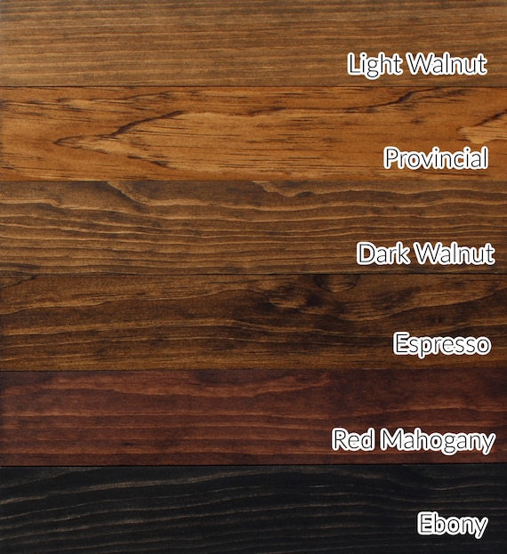 Dark Walnut Stain On Pine