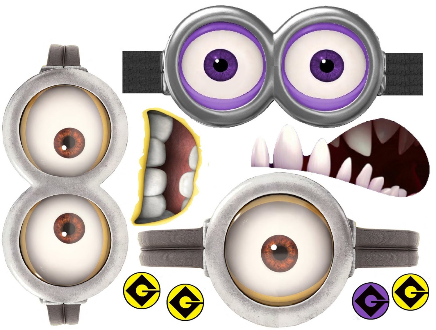 Minion Eyes Printables Printable Coloring Pages
