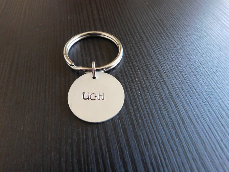 UGH Keychain key chain keyring key ring funny keychain Etsy