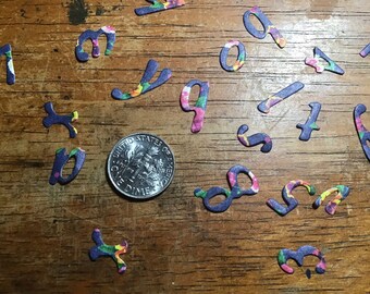 Tiny Letters and Numbers