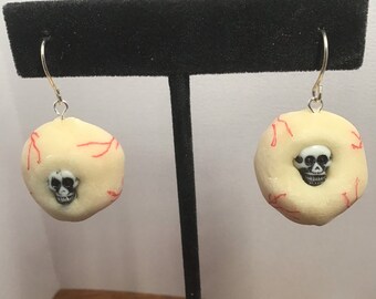 Glow In The Dark Eyeball Earrings