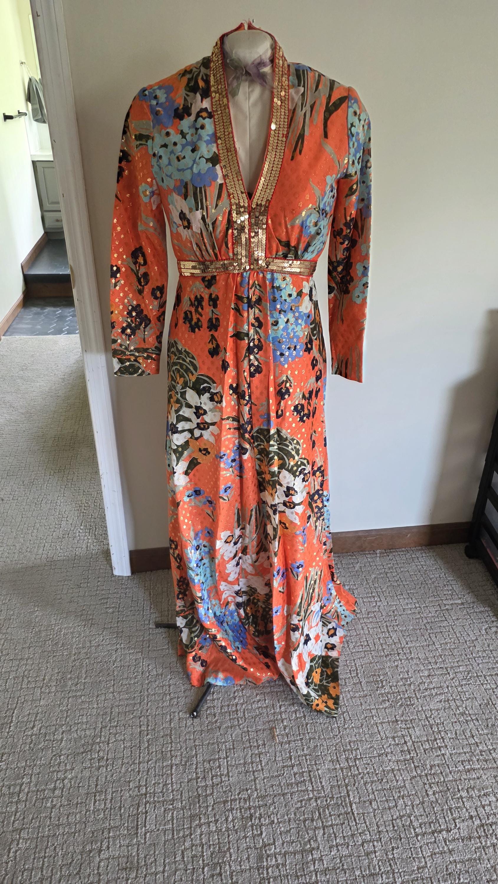 70s Maxi Dresses for Women - Etsy