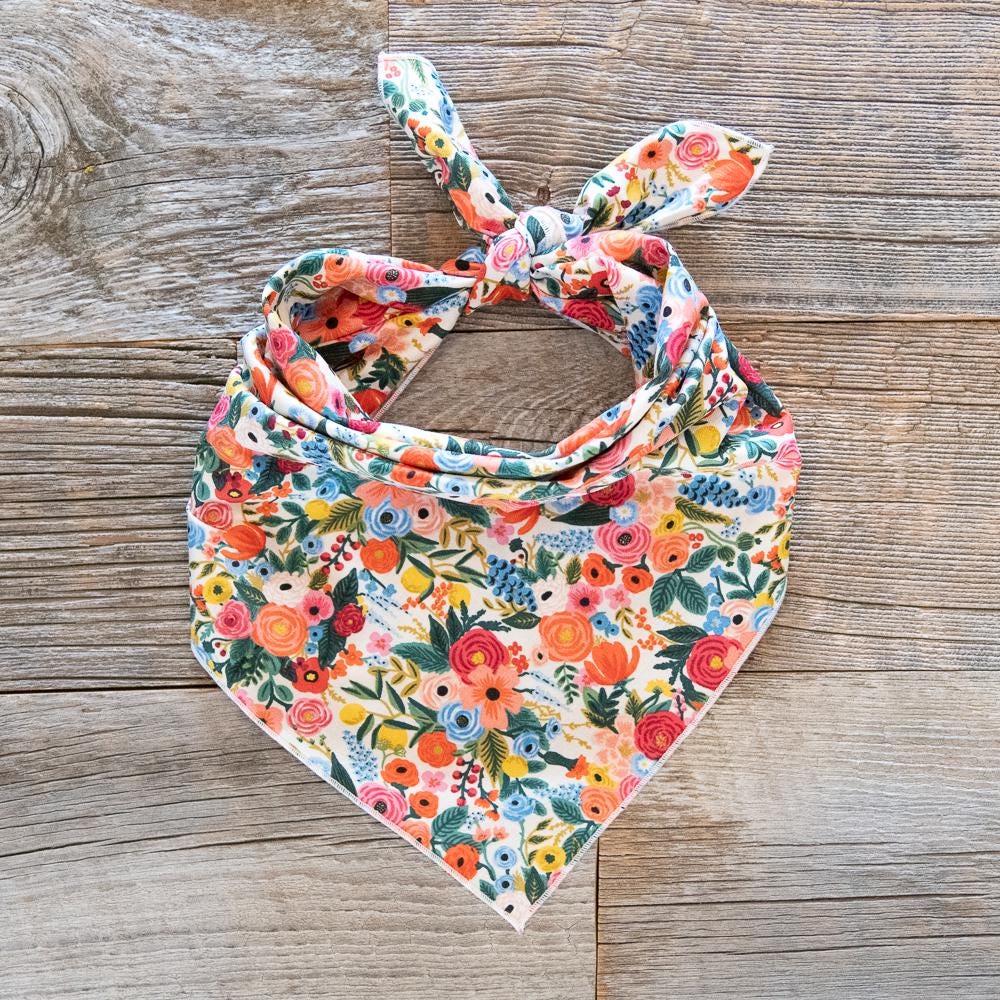 Wildwood Garden Party Petite Dog Bandana
