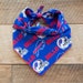 Buffalo Bills Dog Bandana, Buffalo Bills, Bills Football, Tie On Dog Bandana 