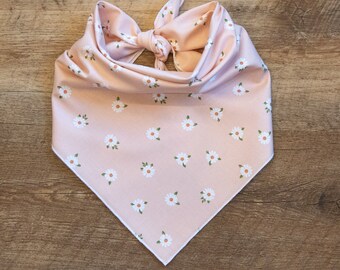Pink Daisy Dog Bandana