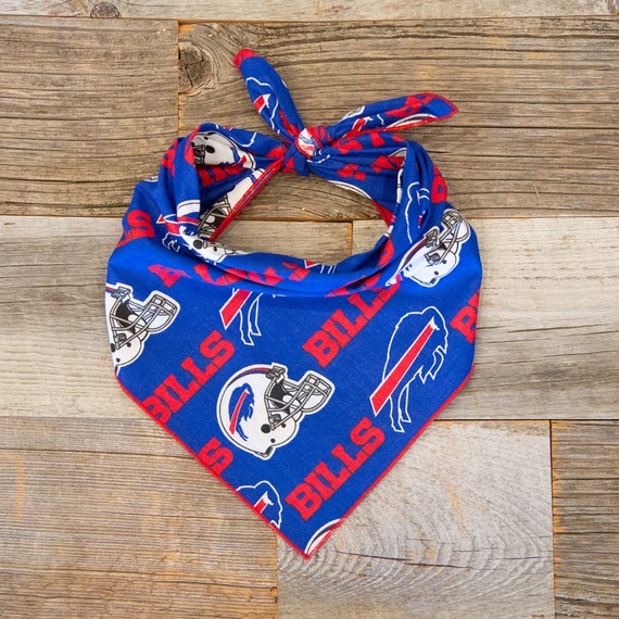 Buffalo Bills Dog Bandana, Bills Football, Tie On Dog Bandana