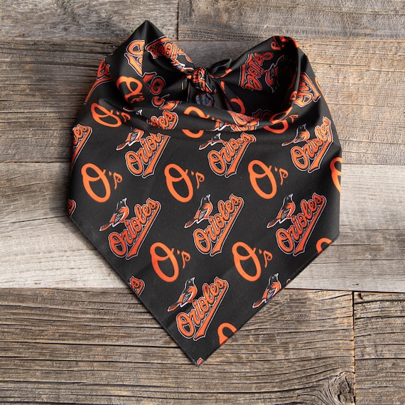 Baltimore Orioles Dog Bandana, Orioles Baseball, Tie On Dog Bandana