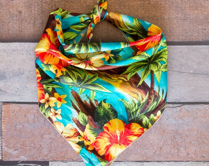 Original Hawaiian Dog Bandana, Hawaiian Bandana, Hawaii Bandana