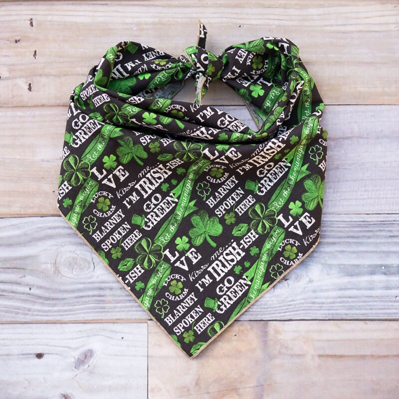 Download St. Patrick's Day Dog Bandana, St. Patrick's Day Bandana ...